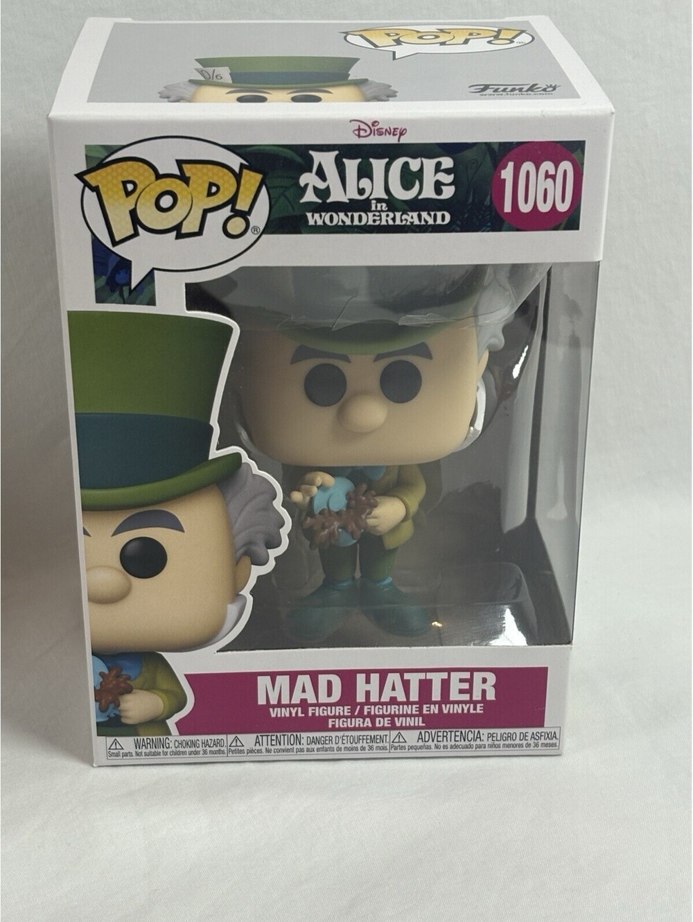 Funko Pop! Movies Alice in Wonderland Mad Hatter Vinyl Figure #1060